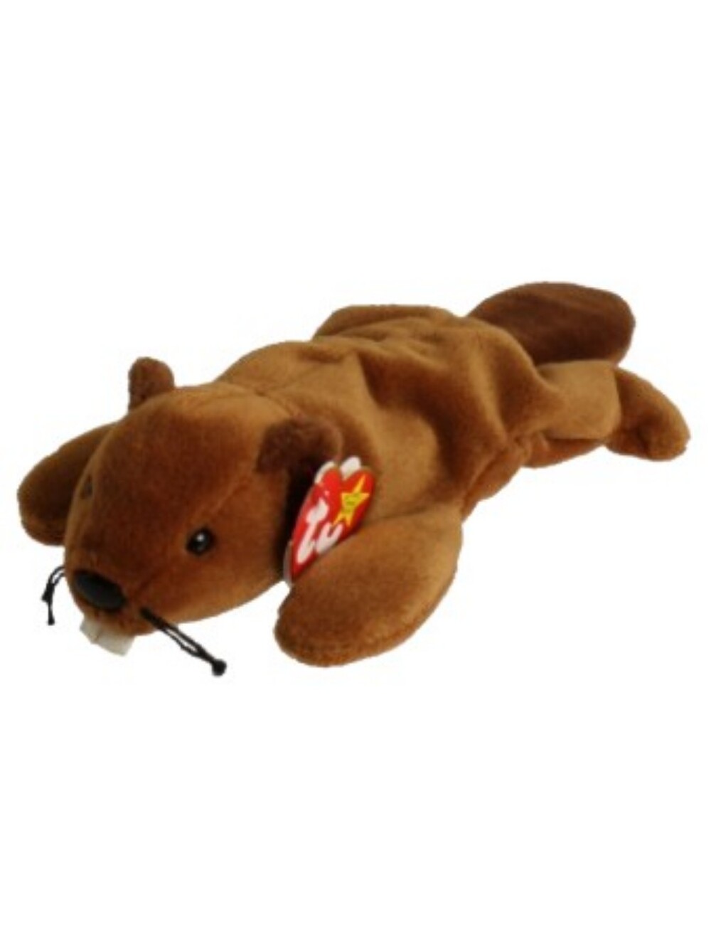 Ty Beanie Babies Beaver Plush - Brown